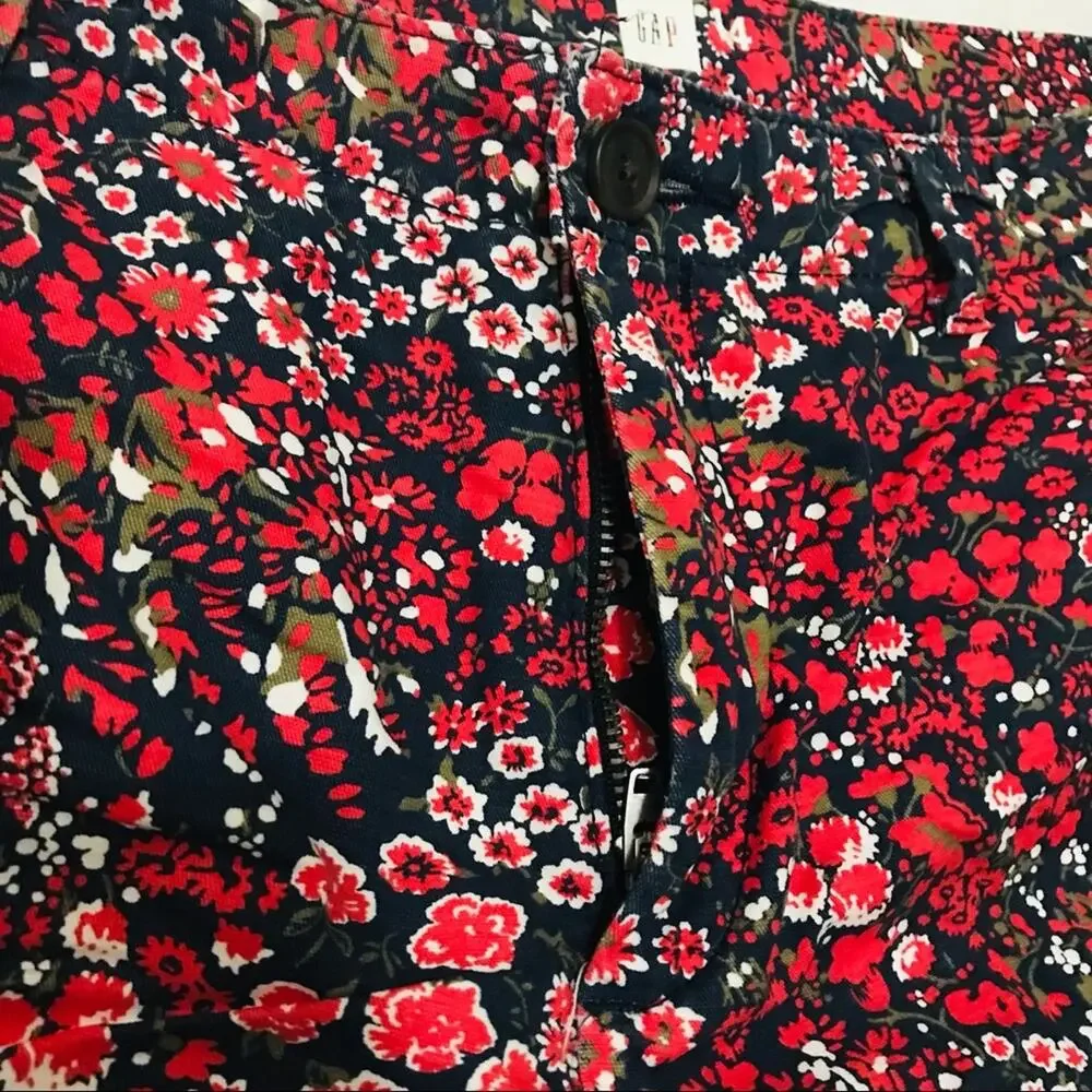 GAP flowered shorts size 14 - Picture 2 of 7